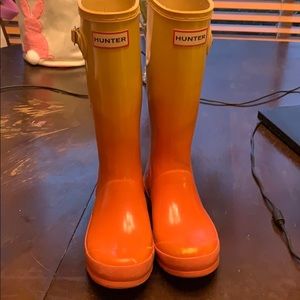 Girls size 2 Hunter Boots